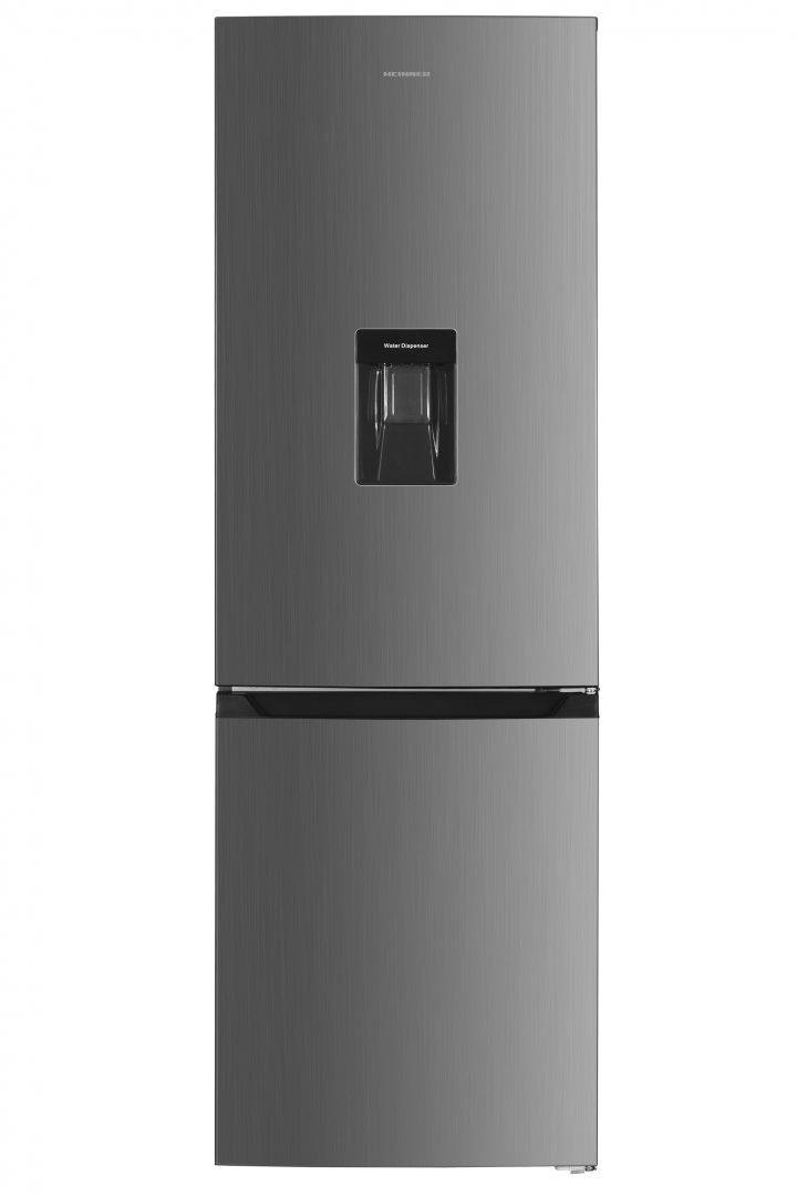 HEINNER Combina frigorifica, No Frost, 291 l, Clasa D, Dozator apa, Compresor, HCNF-HM291INVXWDD