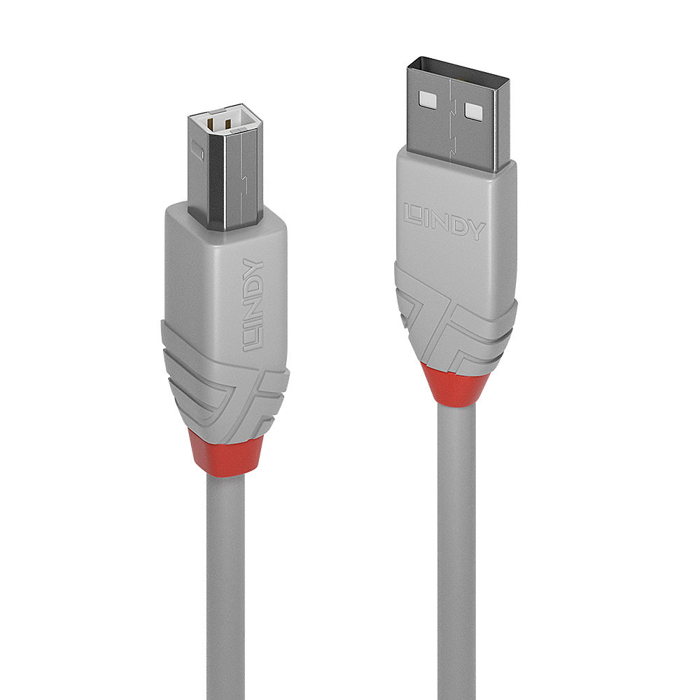 Lindy Cablu 1m USB 2.0 Type A to B Ant, LY-36682
