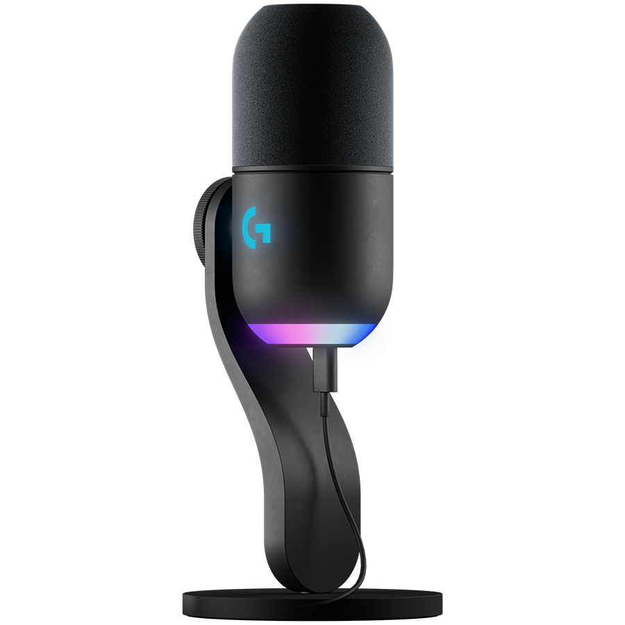 Logitech G Yeti GX RGB Gaming Microphone - LIGHTSYNC - BLACK - USB, 988-000569
