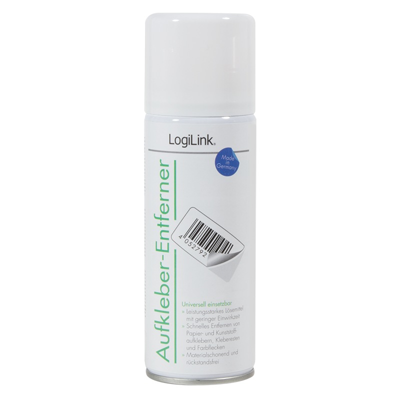 Logilink SPRAY SOLVENT, 200ml, expunere scurta, pt. autocolante / plastic / adezivi / vopsea, RP0016