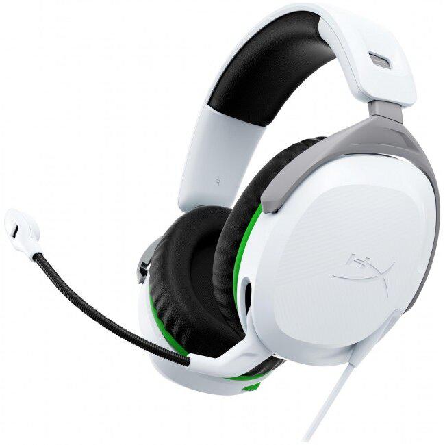 HP Casti Gaming Head-band HyperX CloudX Stinger 2, Wired, noise-canceling, Alb, 75X28AA