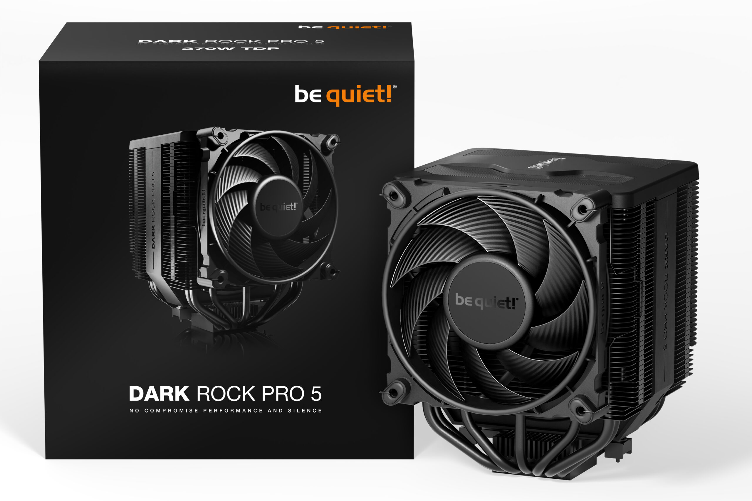 Be Quiet COOLER Dark Rock Pro 5,racire aer, Ø6 mm×7 pcs heatpipe,skt. Intel LGA, BK036 - imagine 7