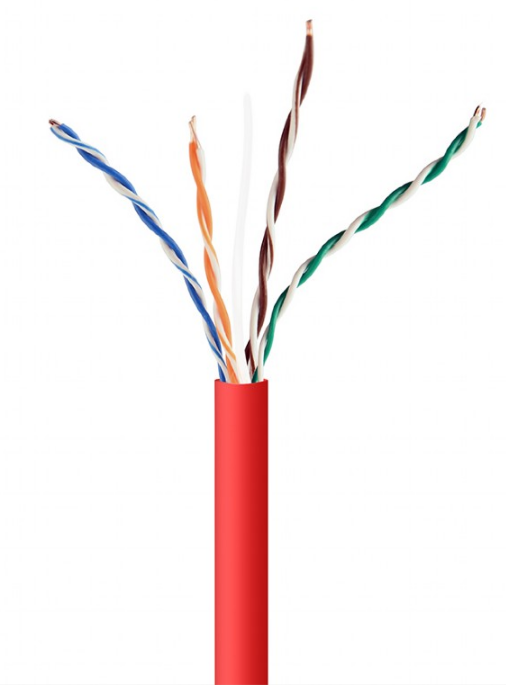 Gembird ROLA CABLU UTP, Cat5e, 305m, Cupru-Aluminiu, Solid, AWG24, red, UPC-5004E-SOL-R