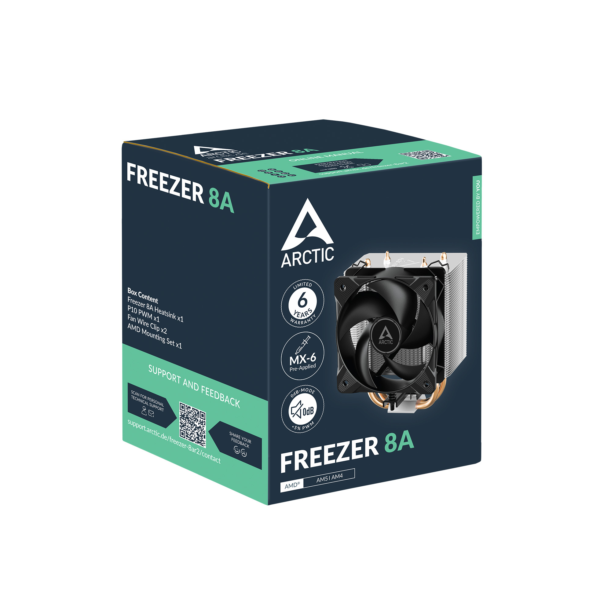 Arctic COOLER Freezer 8i CO skt. Intel LGA 1851/1700, racire cu aer, vent. 100mm P10PWM, ACFRE00191A - imagine 6