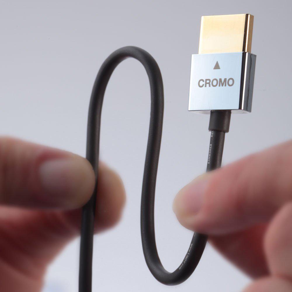 Lindy Cablu HDMI - mHDMI Cromo Slim 2m, LY-41682 - imagine 2
