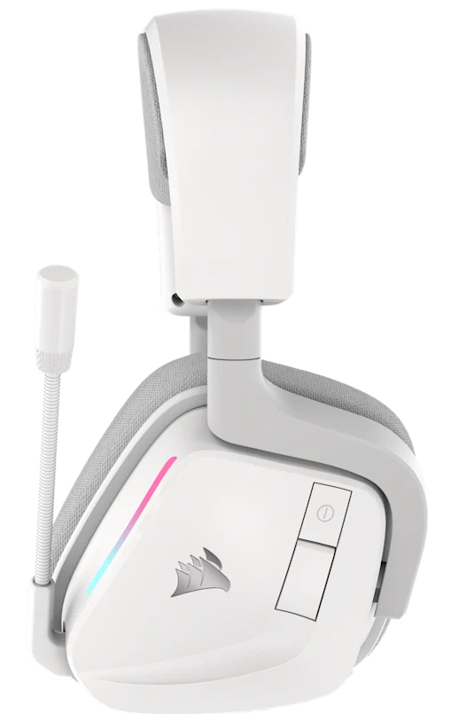 Corsair Casti Gaming CR VOID ELITE WR WHITE V2, CA-9011380-WW - imagine 4