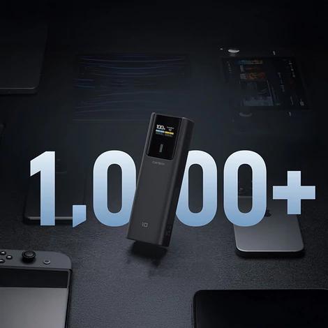 Cuktech POWER BANK P+ Series 1C1A, 10000mAh, 150W, 1 x USB; 1 x USB Type-C, digital, CKPB100PGLBL - imagine 5