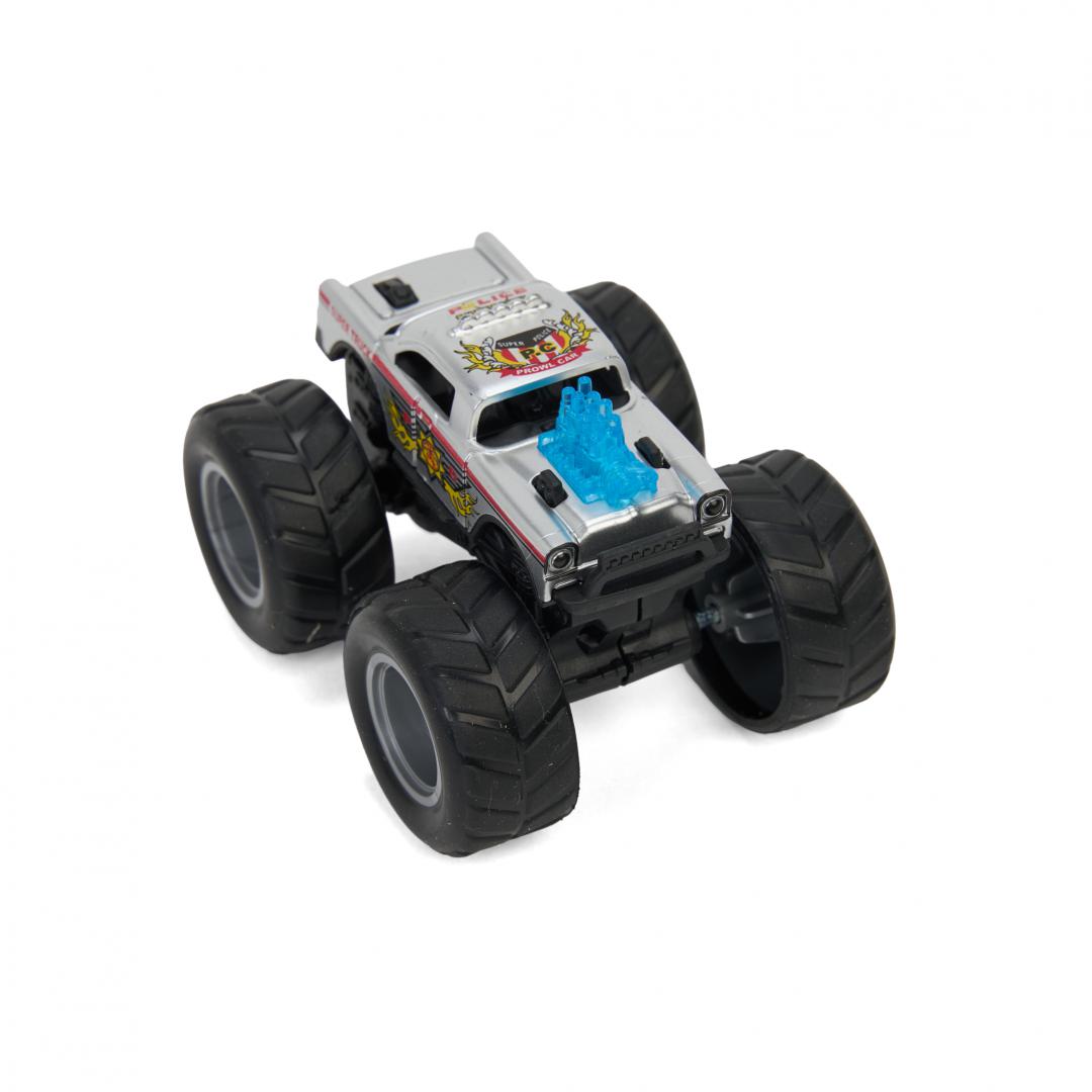 MomKi MASINA DE POLITIE, 8.5CM, DIVERSE MODELE SI CULORI, MOMKI1199-8A - imagine 6