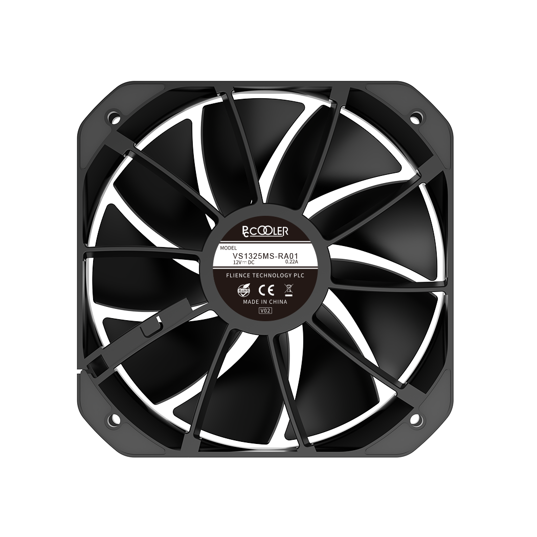 PCCOOLER COOLER, skt. universal, racire cu aer, vent. 130mm, 400 - 1600 RPM, G6 BK - imagine 4