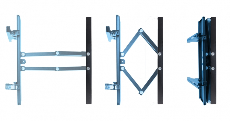 Esperanza Suport Perete Titan 26"-70" 55kg Negru, ERW012 - imagine 2