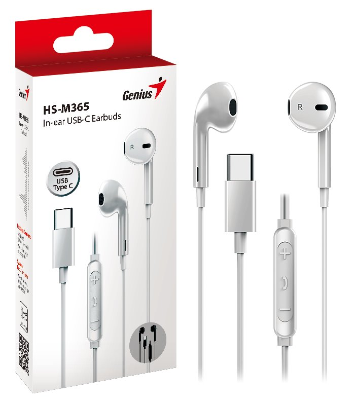 Genius CASTI, HS-M365, cu fir, intraauriculare, pt smartphone, microfon pe fir, 31710030401