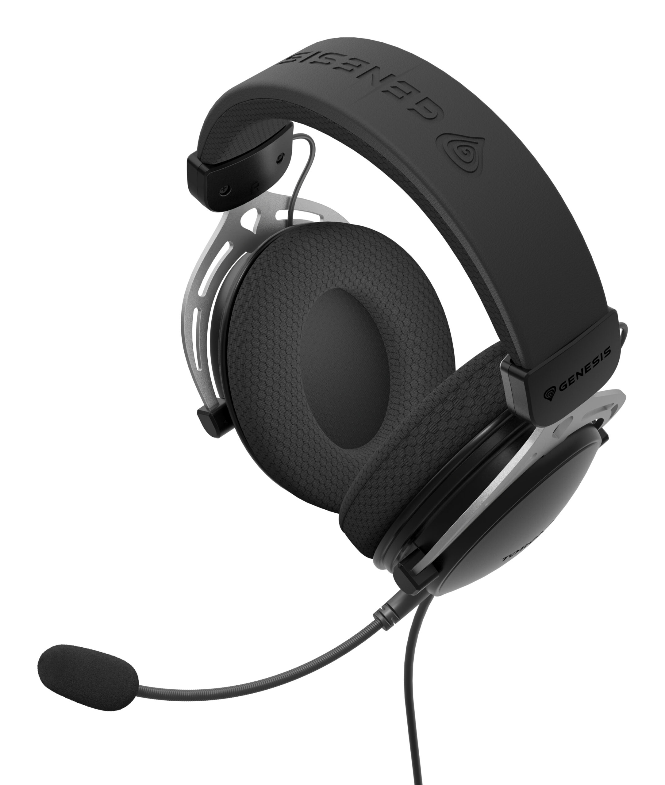 Genesis Casti cu fir Toron 531 negru, NSG-2117 - imagine 7