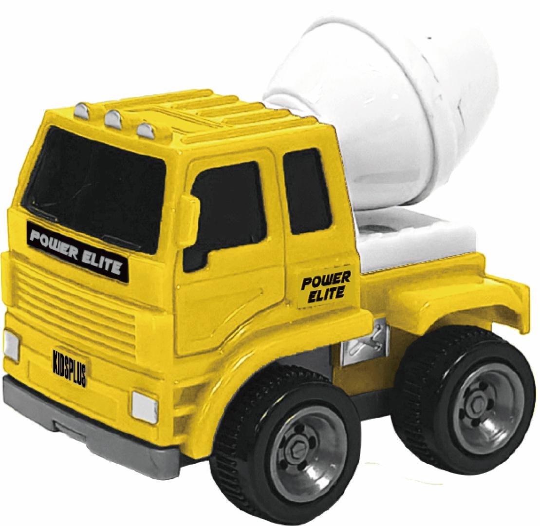 CEVODLE VEHICULE CU FRICTIUNE, SCARA 1/43, 10CM, BETONIERA GALBENA, CEV43501-3003GALBETONIERA