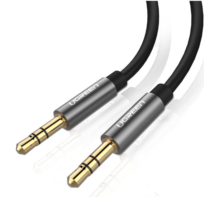 UGreen CABLU audio, AV119 stereo 3.5 mm jack (T) la 3.5 mm jack (T), 2m, conectori auriti, 10735