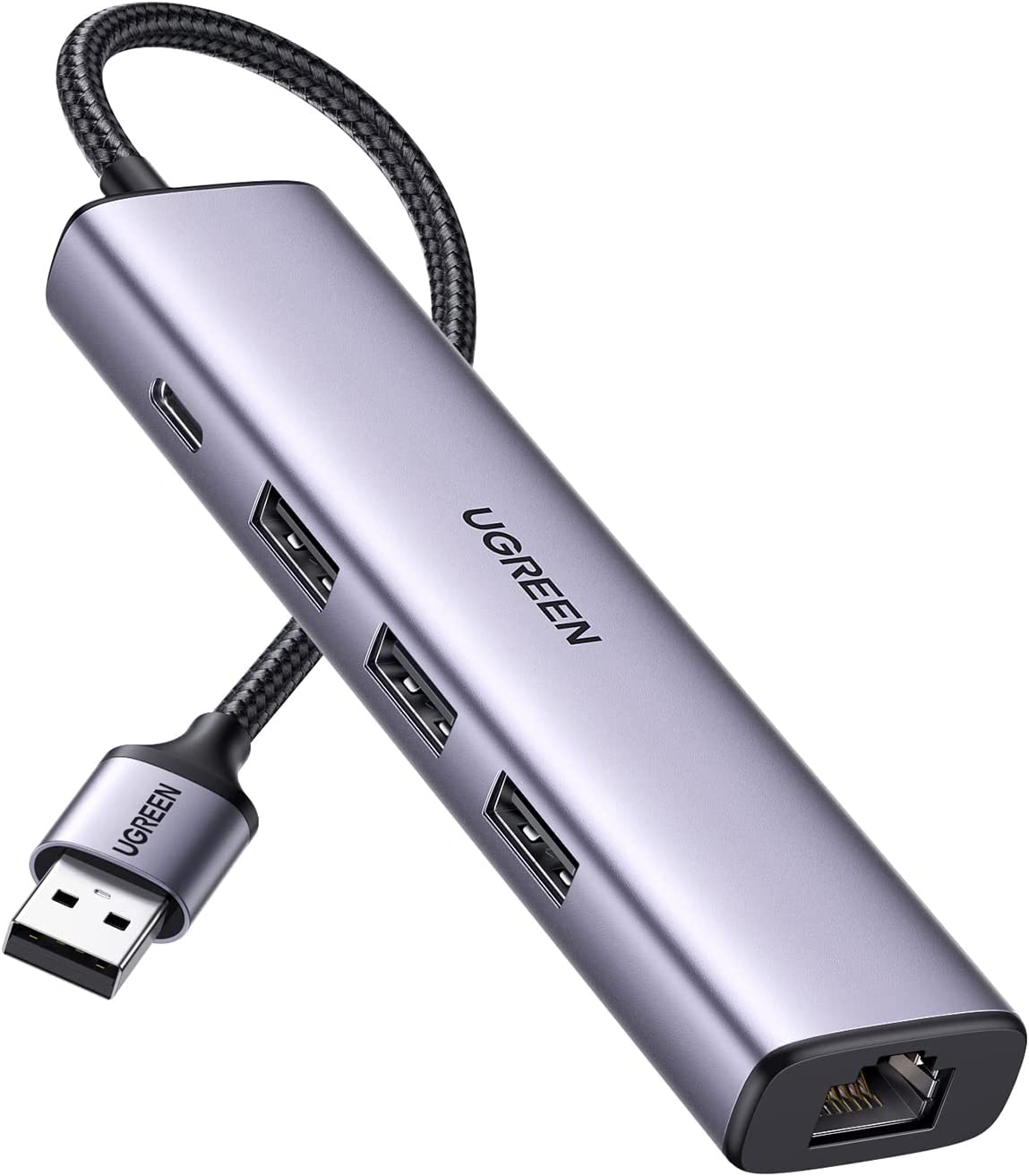UGreen ADAPTOR RETEA, cm475 extern, USB 3.0 (T) la port Gigabit RJ-45, porturi USB: USB 3.0 x, 60554
