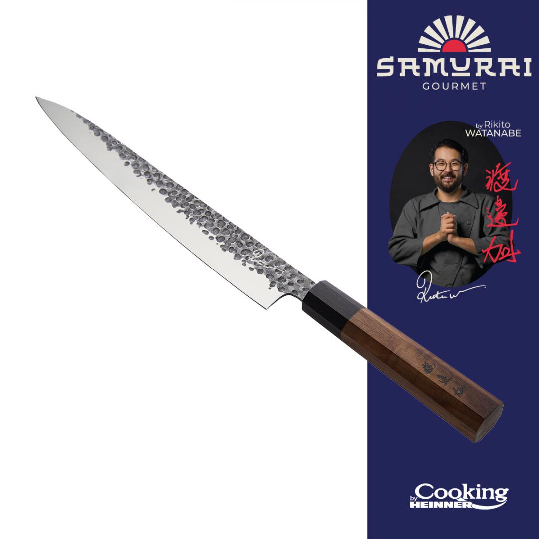 HEINNER CUTIT SASHIMI 24 CM, RIKITO WATANABE, SAMURAI GOURMET, COOKING BY, HR-EVI-RH24