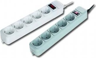 Gembird PRELUNGITOR, Schuko x 5, conectare prin Schuko (T), cablu 4.5 m, 16 A, protectie, SPG3-B-15C