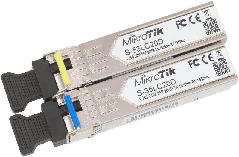 Mikrotik SWITCH.. accesorii NET TRANSCEIVER SFP PAIR/, S-3553LC20D