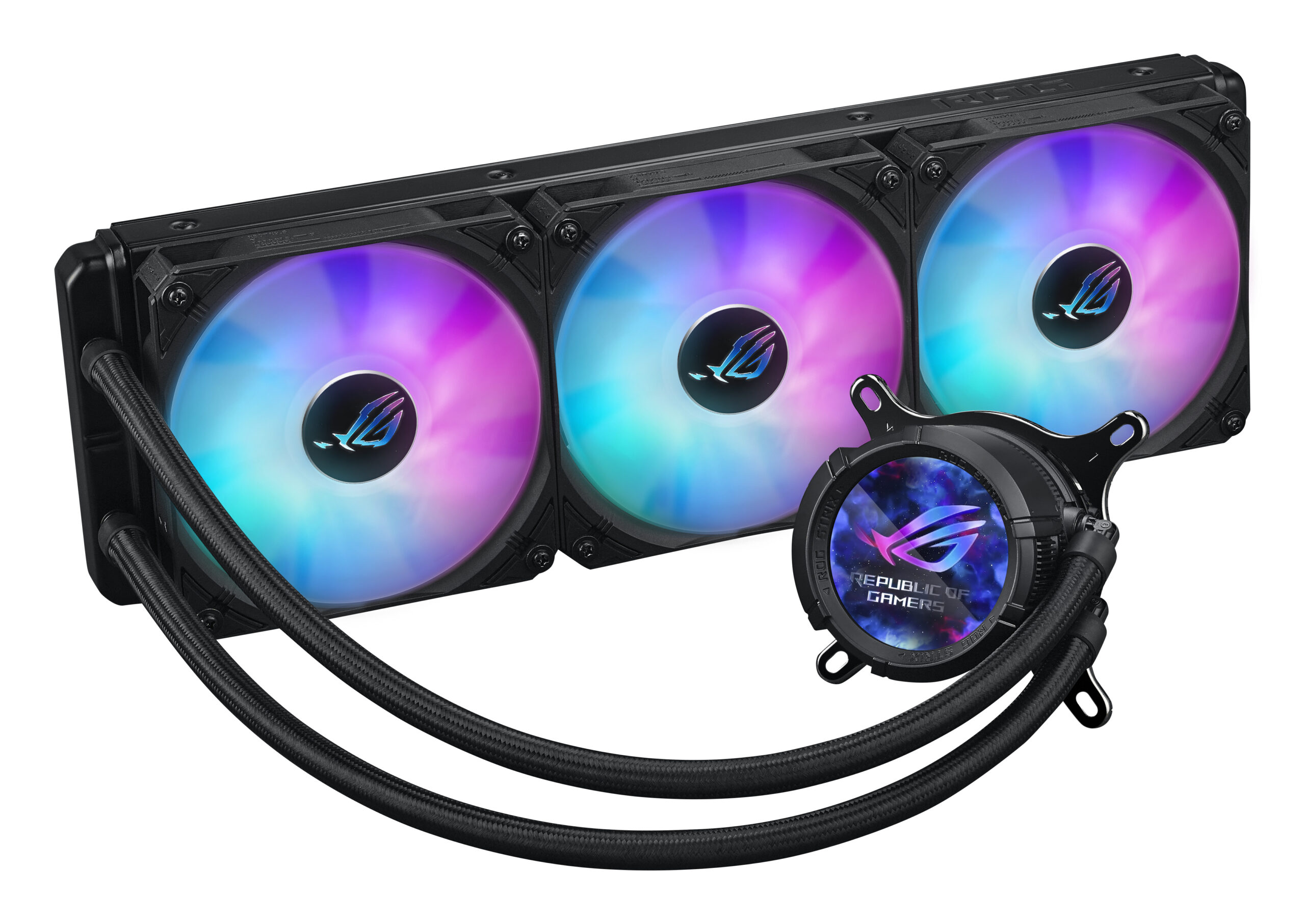 Asus CPU Cooler RS LC III 360 ARGB LCD, ROG STRIX LC III 360 ARGB LCD - imagine 3