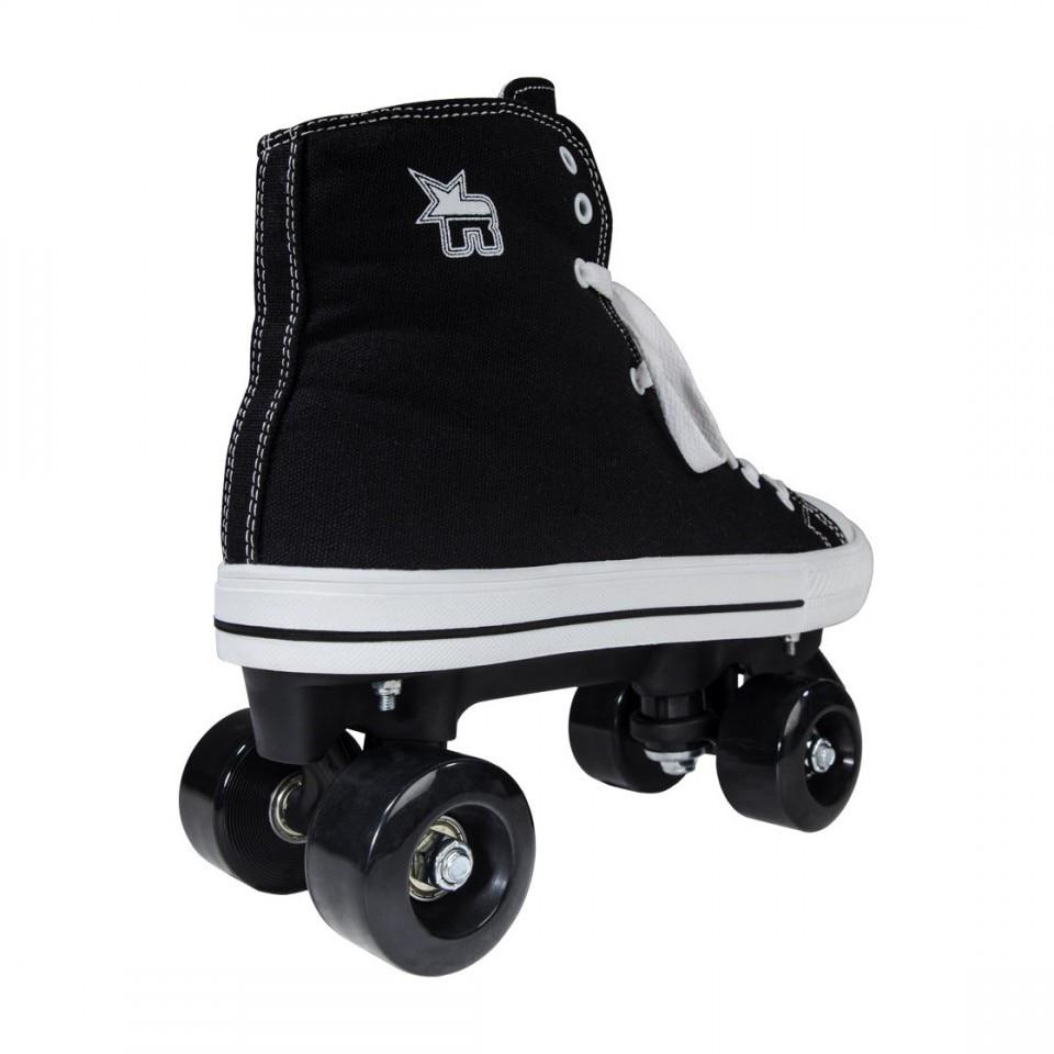 PEGAS ROLE ROOKIE CANVAS HIGH 34 NEGRU, RKE-SKA-1512 - imagine 2