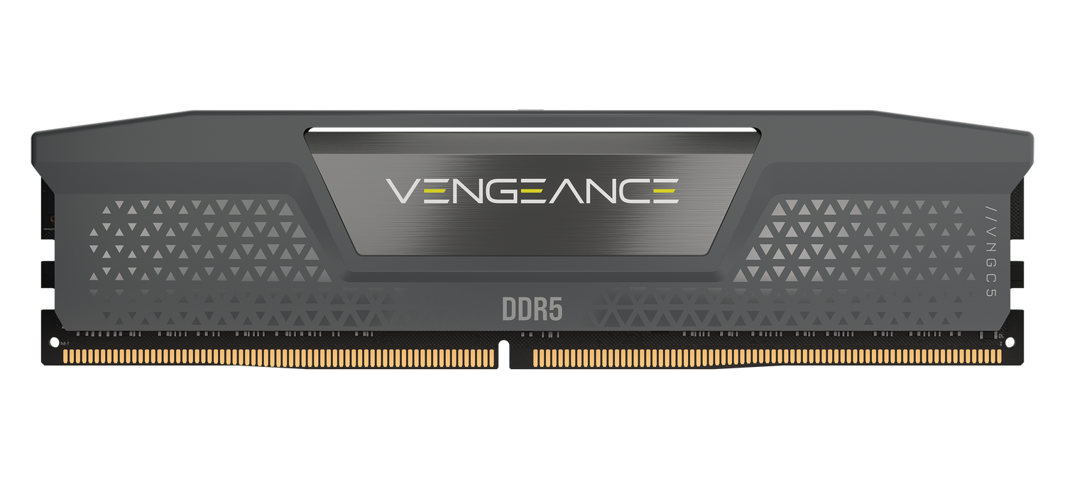 Corsair Memorie DDR5, 16GB, 5600MT/s, C40, 1.25V, AMD/Intel, Gri, VENGEANCE, CMK16GX5M1B5600Z40