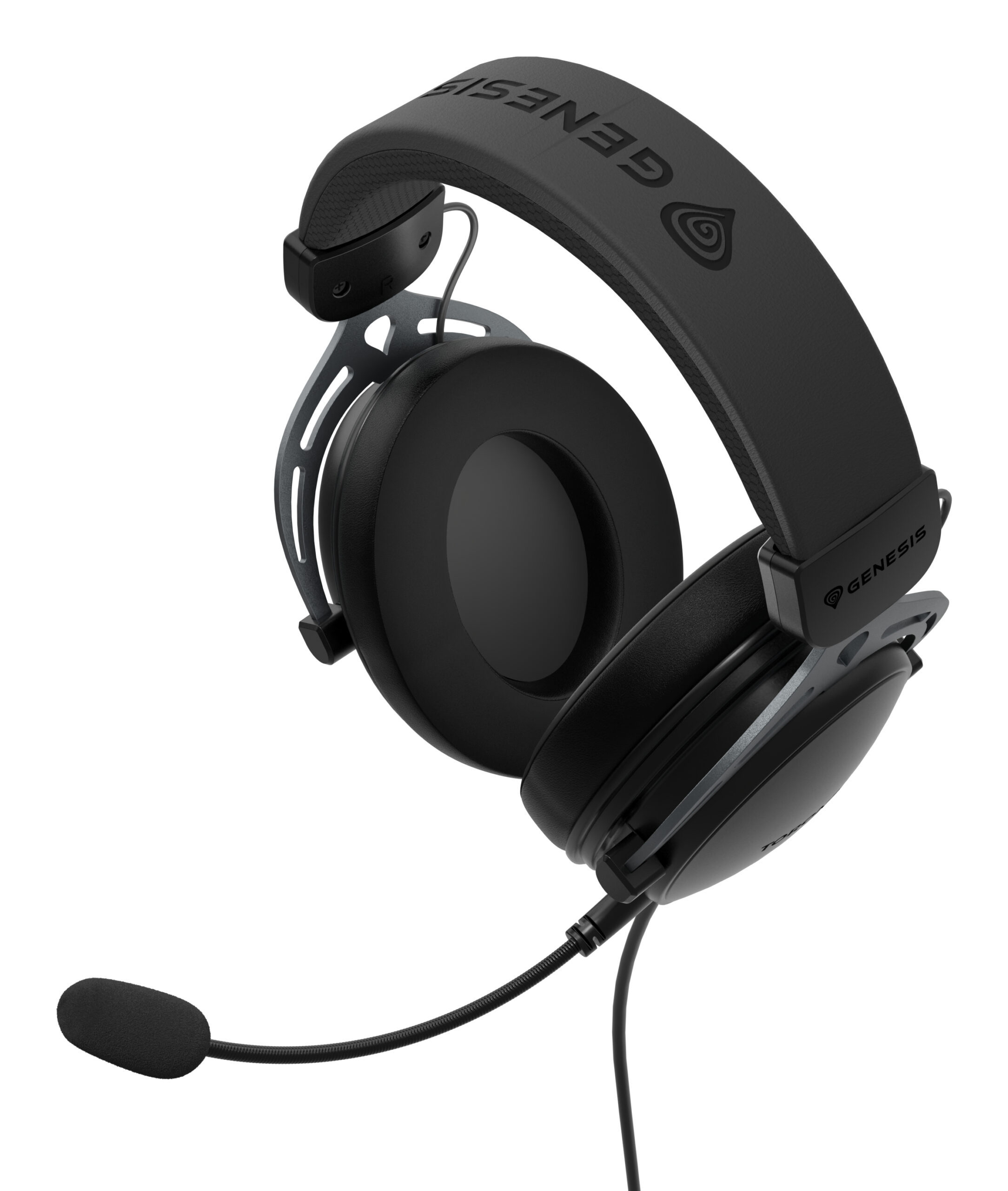 Genesis Casti cu fir Toron 531 negru, NSG-2117 - imagine 3