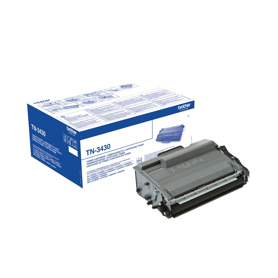 BROTHER Toner Original Black pentru DCP-L5500, 3K, TN3430
