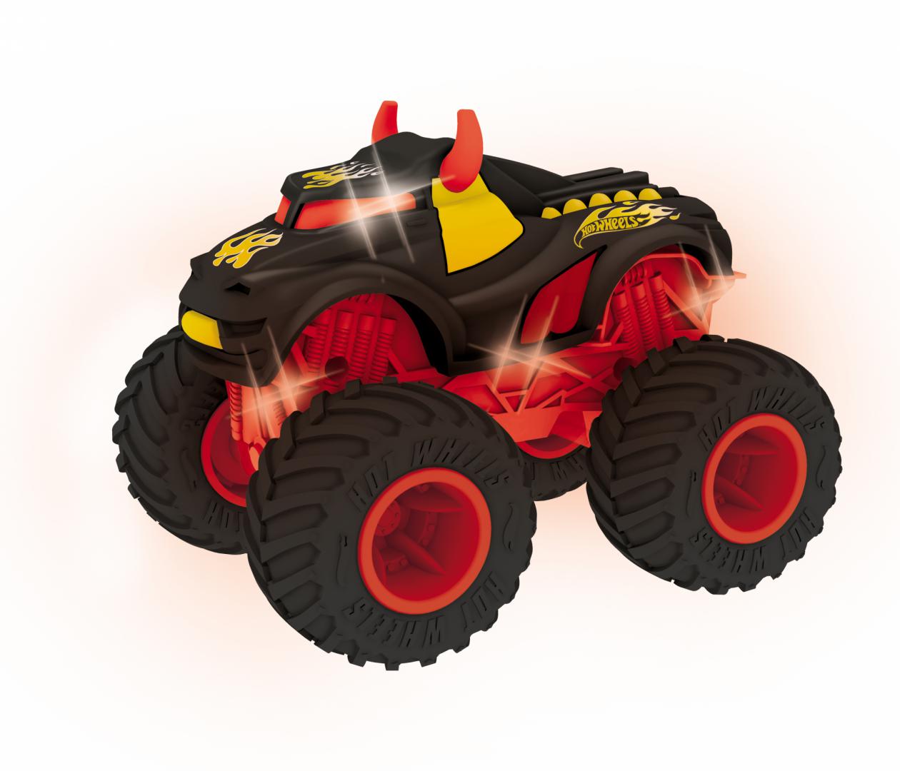 MONDO MASINA CU LUMINI SI SUNETE, REV TREDZ ROSU, HOT WHEELS, MDHW512272