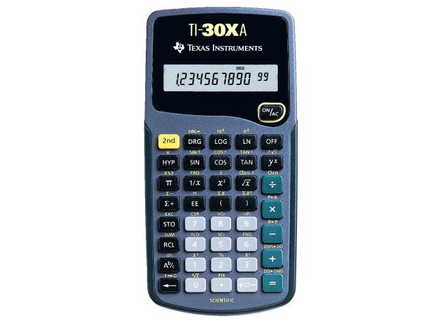 Texas Instruments CALCULATOR de BIROU STIINTIFIC TI-30XA, 10 digiti, TI002384