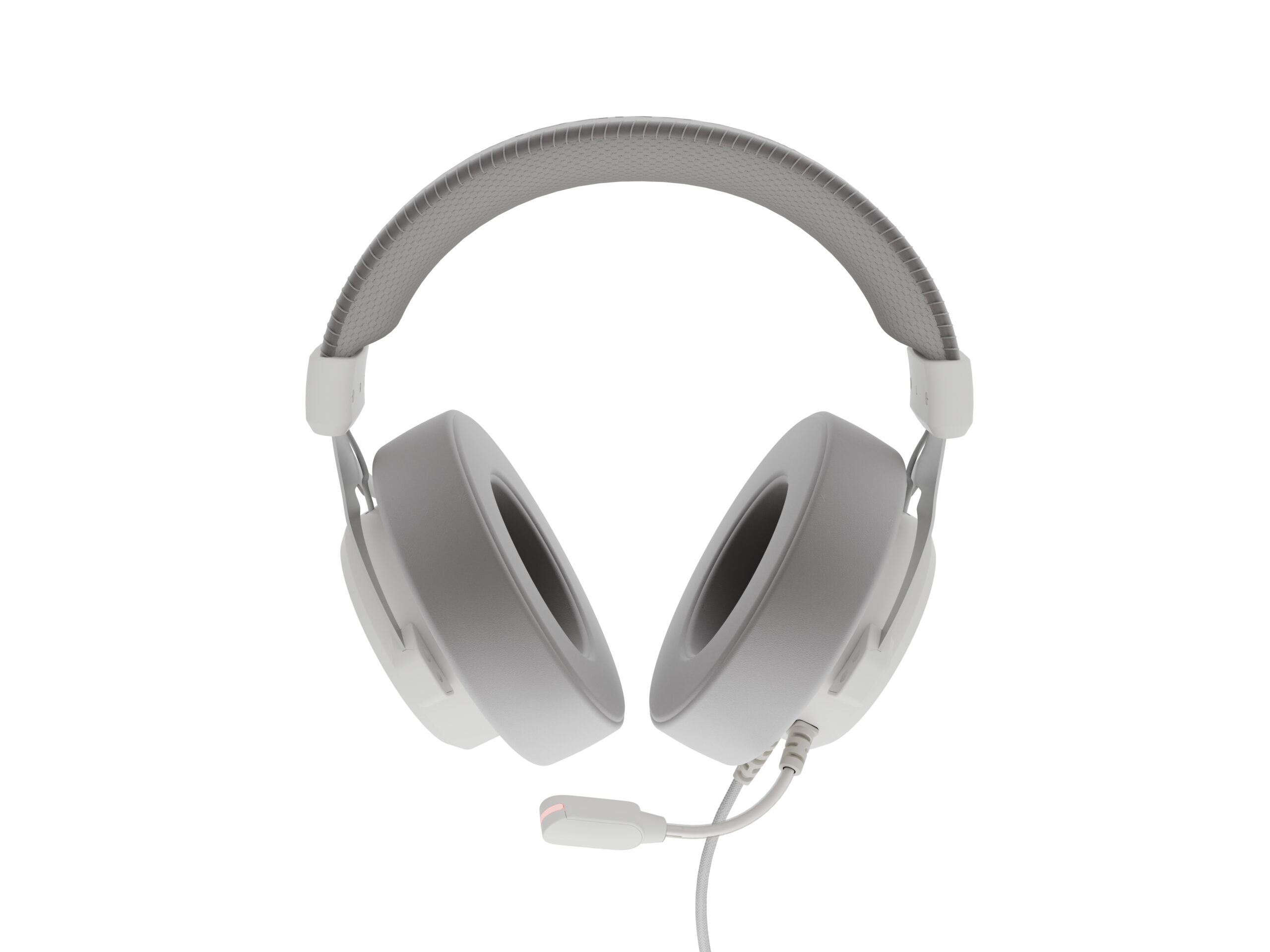 Genesis Casti cu fir Neon 764 alb, NSG-2170 - imagine 2