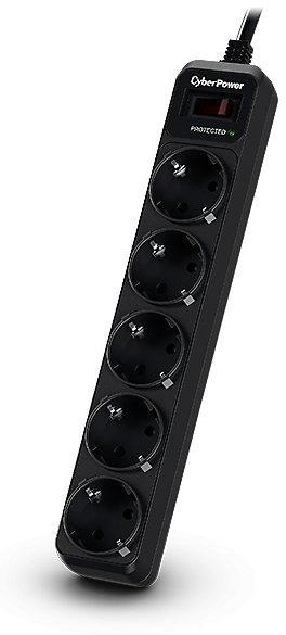 Cyber Power PRELUNGITOR, Schuko x 5, conectare prin Schuko (T), cablu 1.8 m, 10 A, B0520SCO-DE