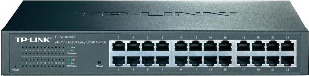 Tp-Link SWITCH 24 porturi Gigabit, easy smart, carcasa metalica, rackabil, TL-SG1024DE