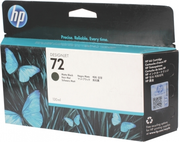 HP Cartus Cerneala Original Matte Black, nr.72 pentru DesignJet, C9403A