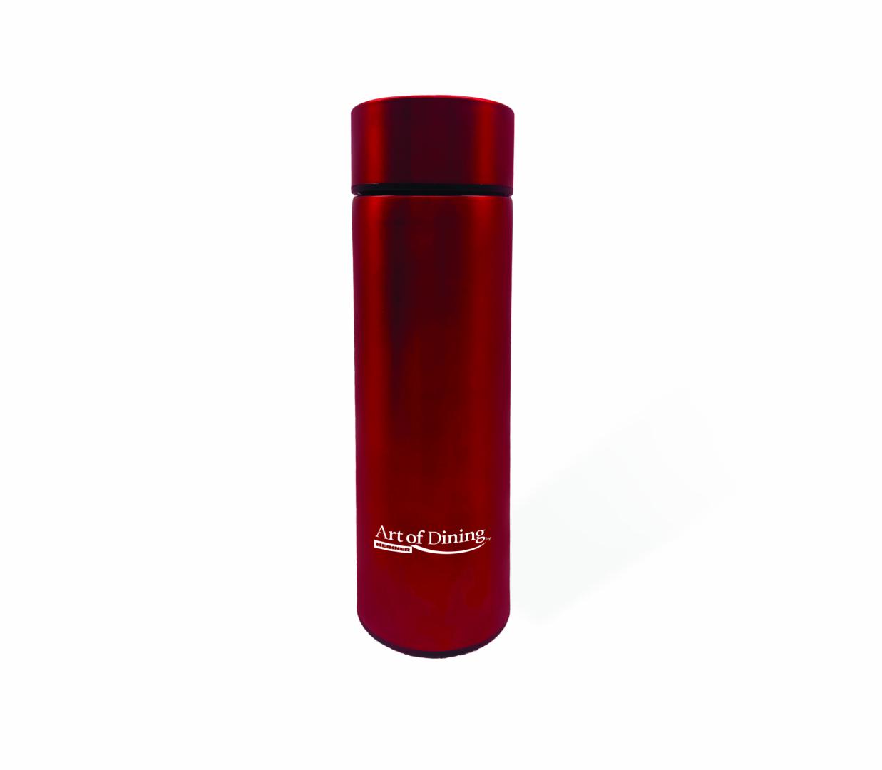 HEINNER TERMOS INOX 450 ML, CU INDICATOR LED PENTRU TEMPERATURA, ROSU, ART OF DINNING, HR-AER-TM45R - imagine 3
