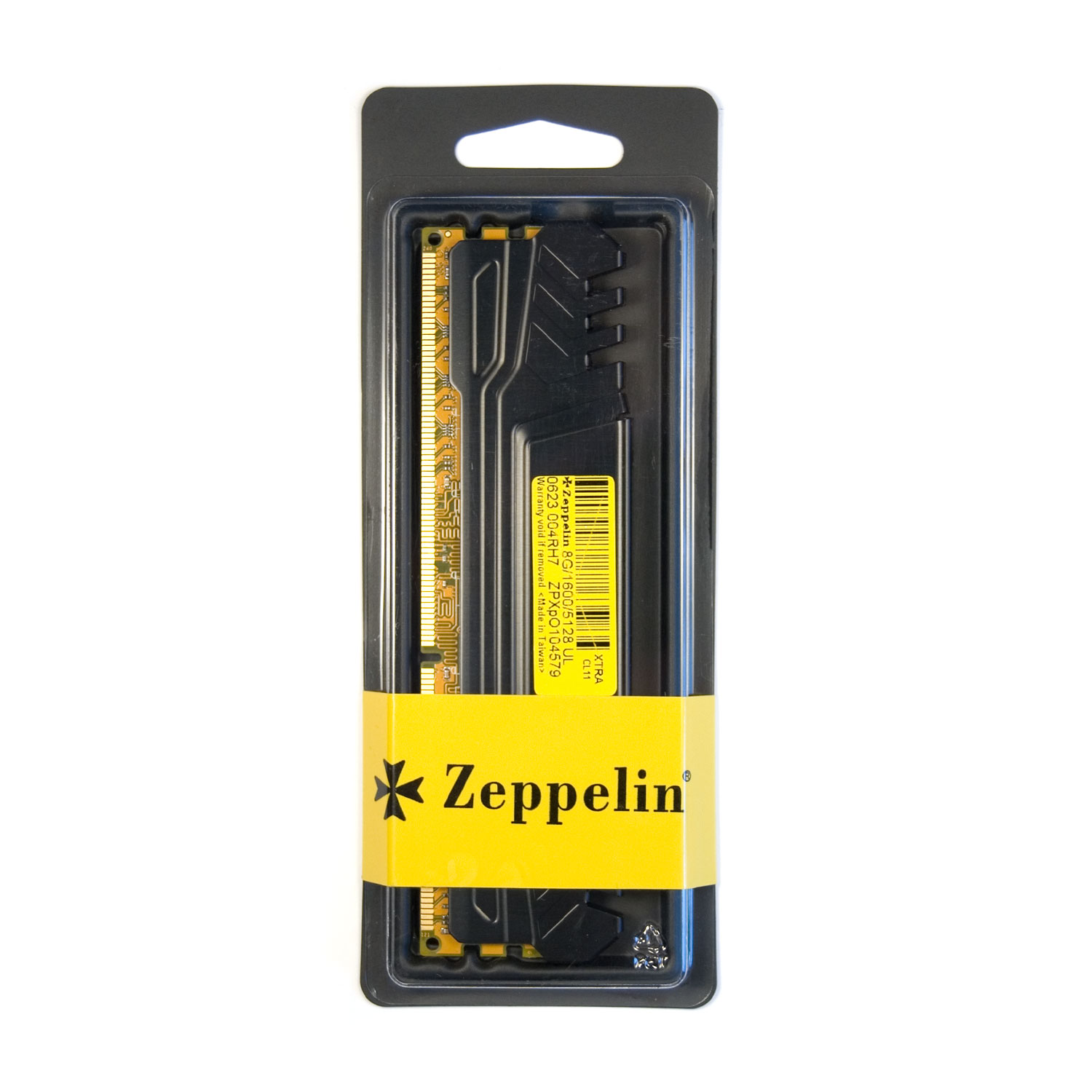 Zeppelin MEMORIE DDR DDR3 8GB frecventa 1600 MHz, 1 modul, radiator, retail, ZE-DDR3-8G1600-RD