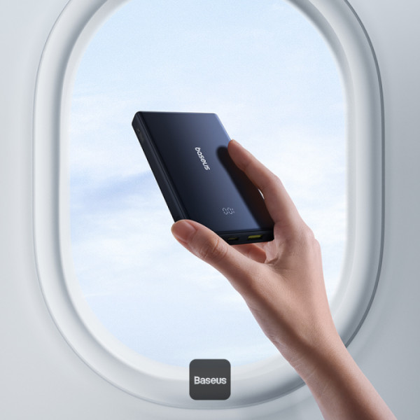 Baseus POWER BANK PicoGo, display, capacitate 10000mAh, 20W, 2 x USB Type-C, 1 x, P10076801123-00 - imagine 3