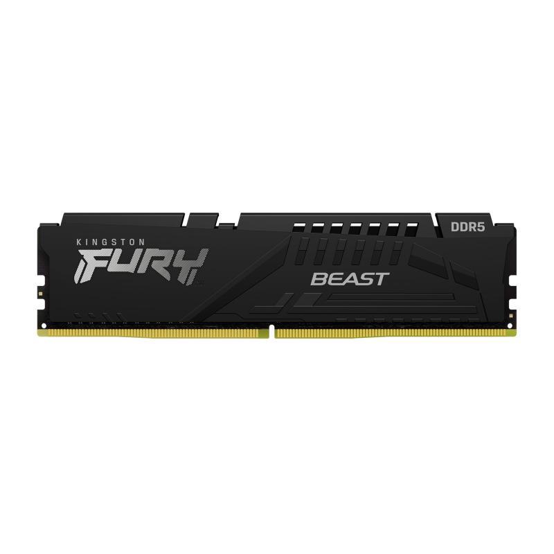 Kingston Memorie DDR FURY Beast DDR5 16 GB, frecventa 5600 MHz, 1 modul, radiator, KF556C40BB-16