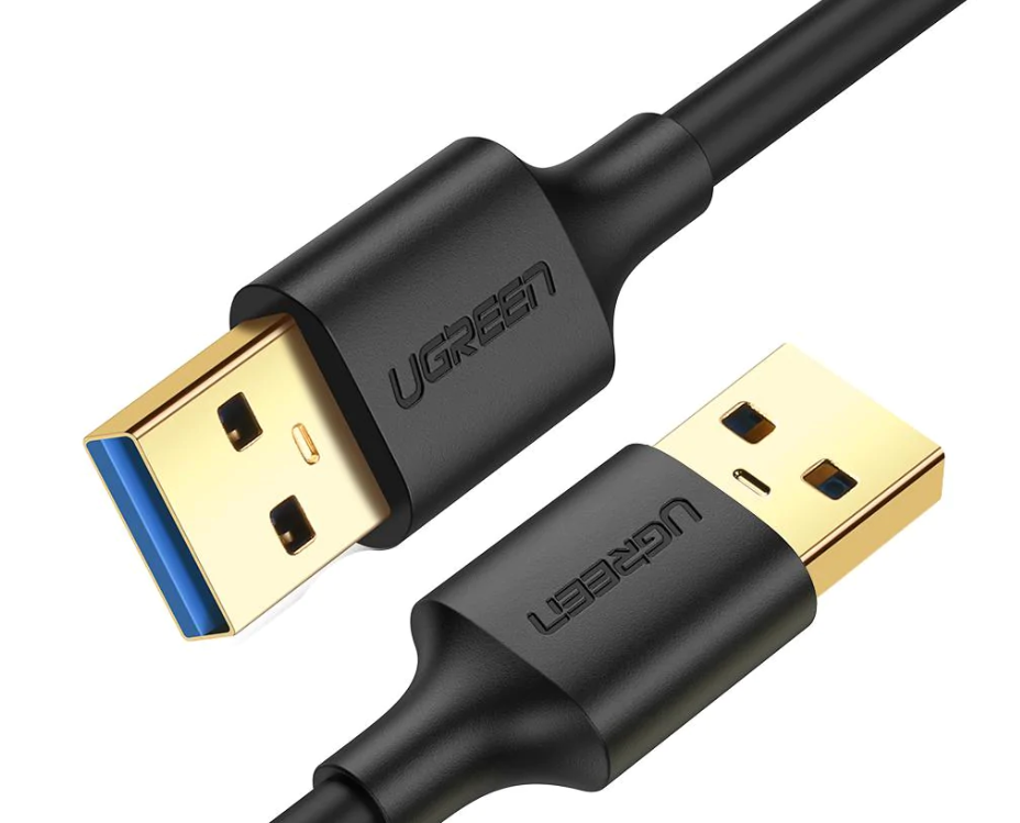 UGreen CABLU USB pt. PC sau alte device-uri, "US128" USB 3.0 (T) la USB 3.0 (T), 1m, negru, 10370