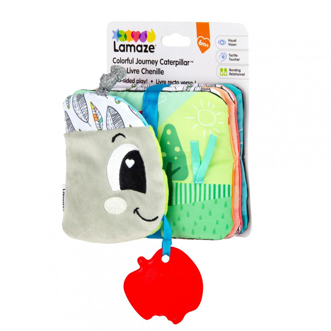 TOMY JUCARIE PENTRU BEBELUSI, CARTE COLORATA-CALATORIA OMIDEI, LAMAZE, T27463