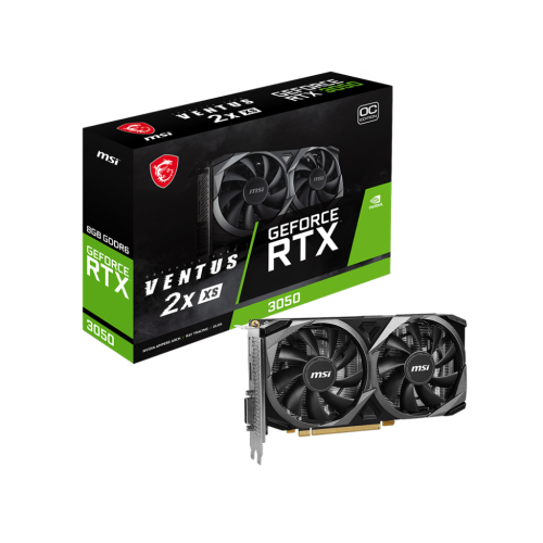 MSI GeForce RTX 3050 VENTUS 2X XS 8GB OC, GEFORCE RTX 3050 VENTUS 2X XS 8G OC