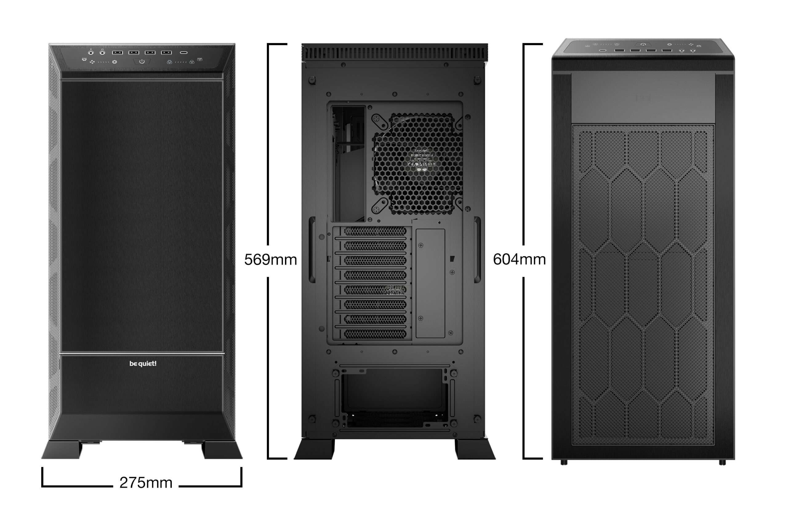 Be Quiet CARCASA ! DARK BASE PRO 901, BGW50 - imagine 2