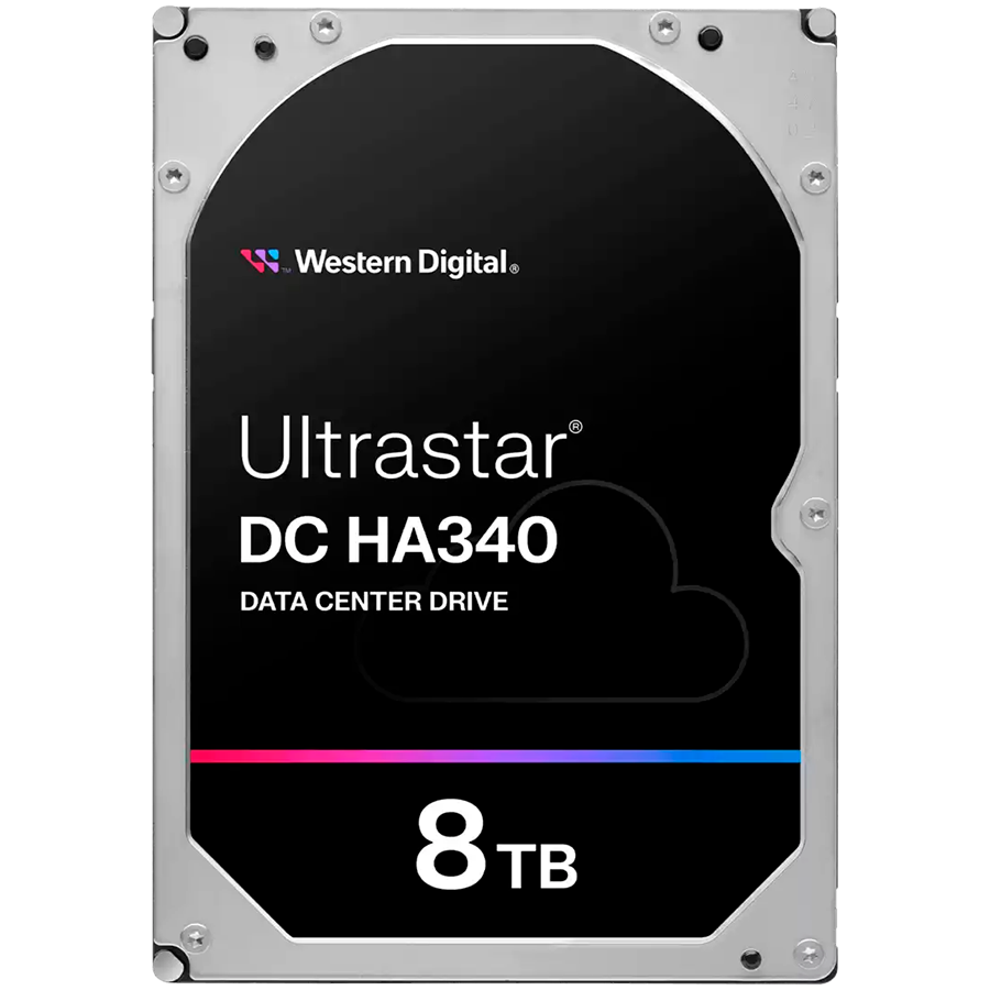 WD HDD Server Ultrastar DC HA340 8TB 512e SE, WUS721208BLE6L4
