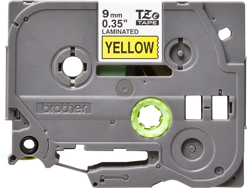 BROTHER Banda Laminata Original Black on Yellow pentru H105WB|P-TOUCH, TZE621
