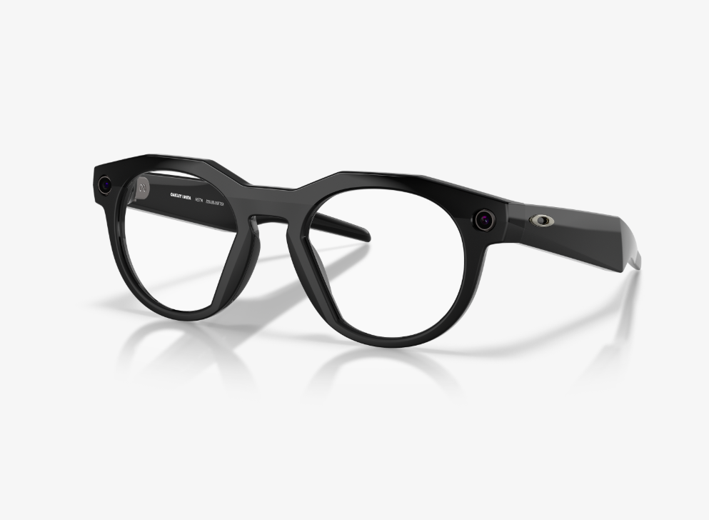 OAKLEY Meta HSTN AI Glasses Black Frame Transitions Amethyst Lenses Wide - High Bridge, OW8002-0251