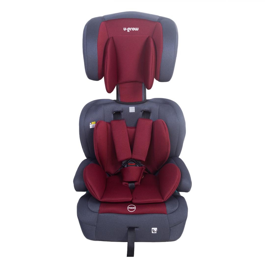U-GROW Scaun auto/inaltator 76-150CM(15M-12Y), R129, isofix, rosu, UG-301ISO-RD - imagine 4