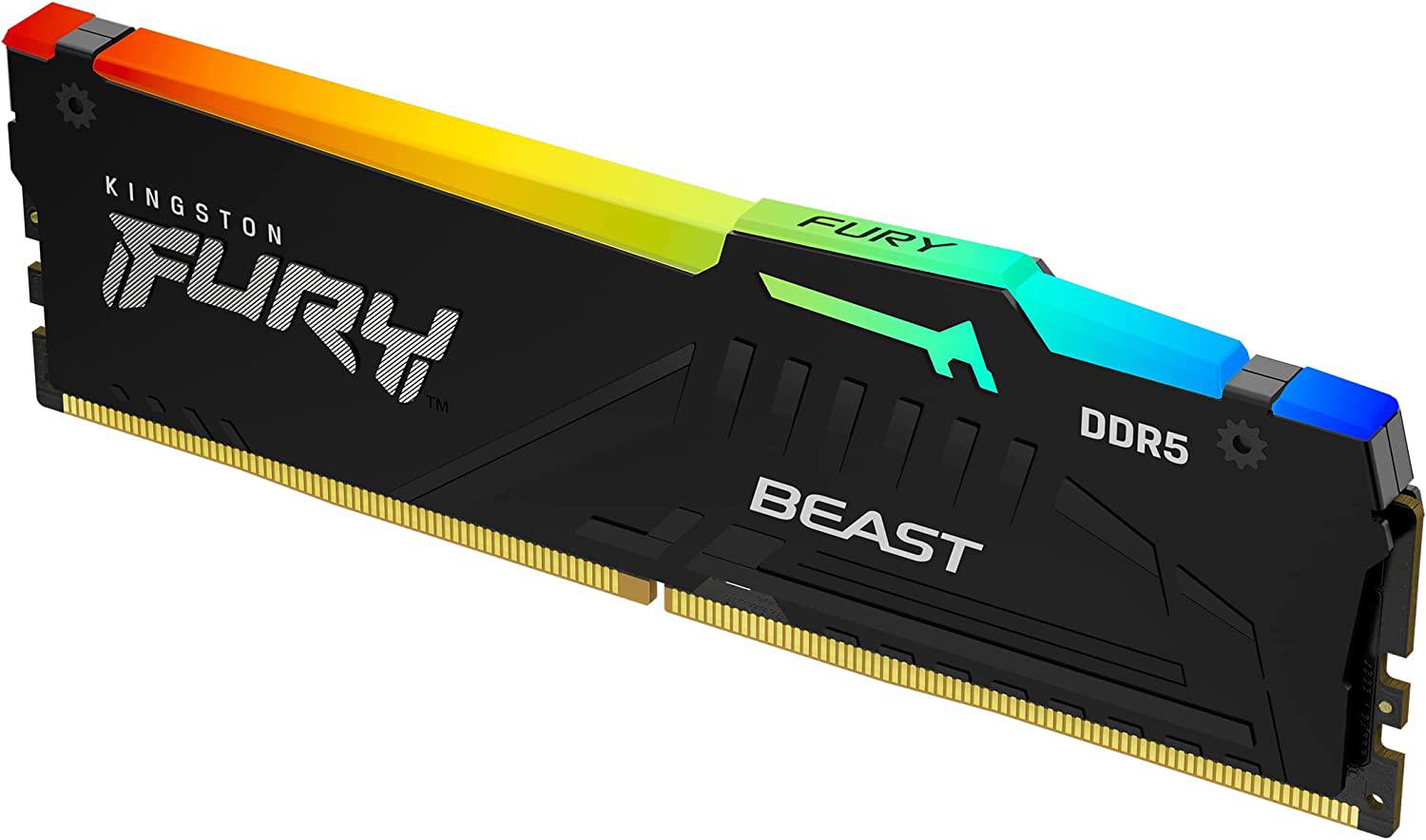 Kingston Memorie DDR DDR5 8GB frecventa 6000 Mhz, 1 modul, radiator, iluminare RGB, KF560C36BBEA-8