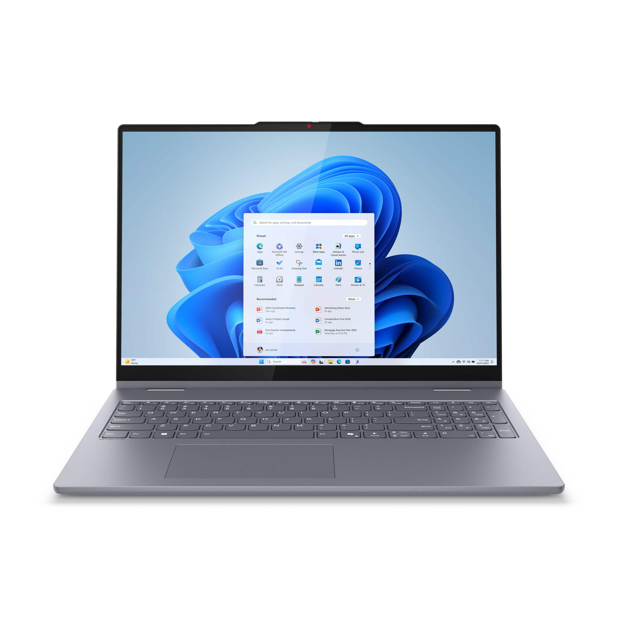 Lenovo 16 IdeaPad 5 2-in-1 16IAL10, WUXGA IPS Touch, Procesor Intelxxxx CoreTM Ultra 7, 83KS001DRM
