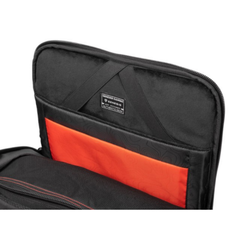 GENESIS Rucsac laptop PALLAD 570 17.3', capacitate 23 L, material Polyester 1800D, negru, NBG-2448