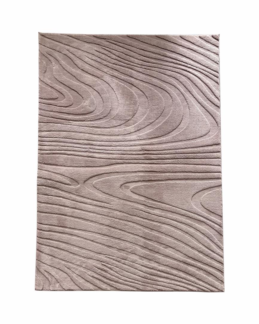 HEINNER Covor, model in relief,Wave, 160x230 Brown, HR-WAVRUG160-BRW
