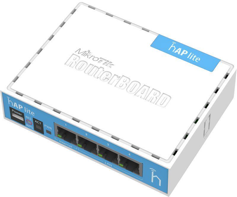 Mikrotik ACCESS Point wireless interior 300 Mbps, port 10/100 x 4, antena interna x 2, RB941-2ND